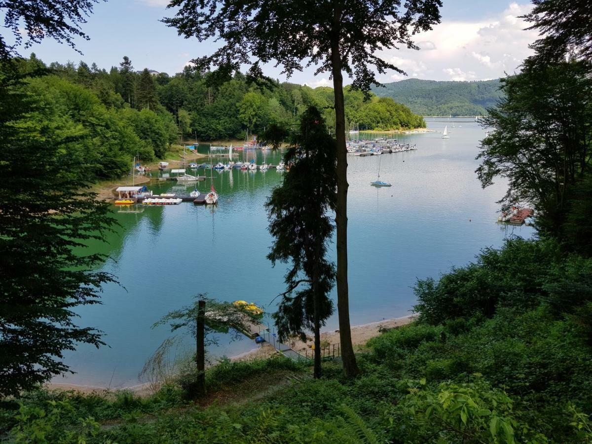 Caloroczne Domki Nad Zatoka Polańczyk Dış mekan fotoğraf